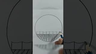 Circle drawing #drawing #easyscenery #pencildrawing #simpledrawing #arts #scenery #naturedrawing