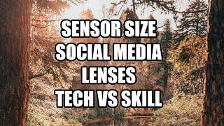 Camera chat, photography industry? lenses? sensor sizes? whats pro?