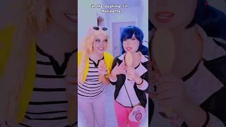 In the daytime | Chloé Bourgeois & Marinette Dupain-Cheng@nikkihatsunecosplay#cosplay Miraculous