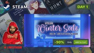 Steam Winter Sale : Day 1 | 1080p | Gameplay and Review