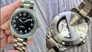 Hamilton x Engineered Garments Khaki Field Titanium 36mm Unboxing