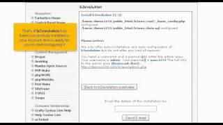 Installing B2Evolution in your web hosting