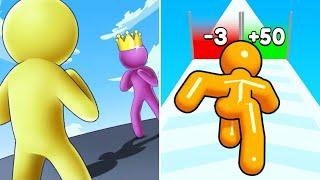 Giant Rush Vs Tall man RunAll Levels Android-IOS Gameplay TT12