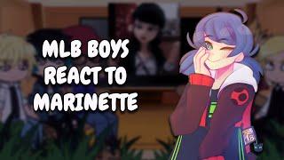 MLB Boys React To Marinette/Ladybug || Gacha React