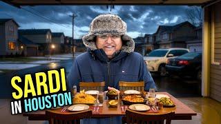 Khatrnak SARDI aagye hai Houston me  First Vlog 2025 