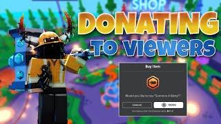 PLS DONATE STREAM(donating to viewers, minigames + MORE)