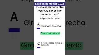 Examen de Manejo 2023 #usa #dmv #español