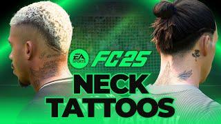 Players with Neck Tattoos in EA Sports FC 25