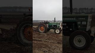 Oliver 1365 plowing #farmall51  #olivertractors