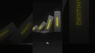 Your mindset influences everything.  The way you think shapes how you speak, #motiondesign #shorts