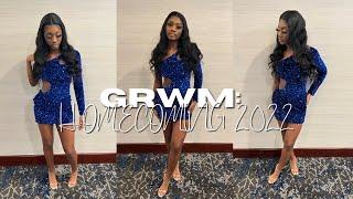 GRWM: homecoming 2022 | hair, nails, makeup + more! | bly hair