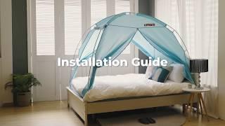 How To Set Up BESTEN Privacy Bed Tent