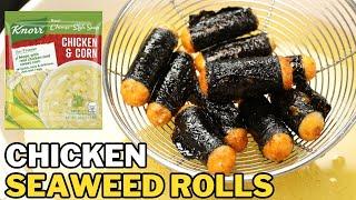 Chicken Seaweeds Rolls | Fried Chicken Nori | Pinoy Recipes