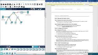 (CCNP ENCOR v8) 24.2.1 Packet Tracer - Configure Syslog and NTP