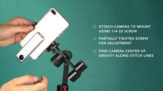 Balancing the Insta Nano 360 with the MOZA Guru 360° Camera Stabilizer
