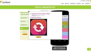 How to create CONVERTER APP | AppsGeyser