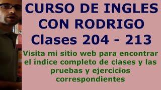 English online - Curso ingles gratis - Clases 204-213