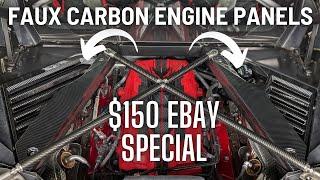 $150 EBAY SPECIAL C8 ENGINE PANEL COVER | OPEN BOX | INSTALL | REVIEW | WORTH YOUR TIME?