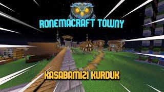 Kendi Şehrimizi Kurduk! - RonemaCraft Towny Sunucusu