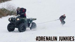 Quad vs  Snowboard - Adrenalin Junkies 49