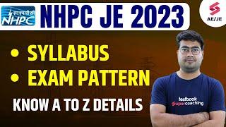 NHPC Syllabus 2023 | NHPC Recruitment 2023 | NHPC JE Recruitment 2023 | NHPC JE Syllabus 2023