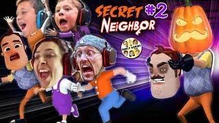 HELLO NEIGHBOR PUMPKIN HEAD!  Halloween Hide-n-Seek Secret Neighbor + FGTEEV House Alarm Goes Off