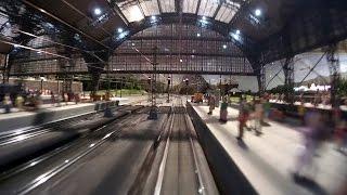 The new model train show by Marklin in Germany on more than 400 square meter