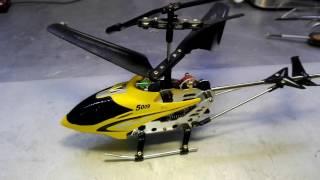 RC Helicopter  5009 repair ремонт хвостового двигателя