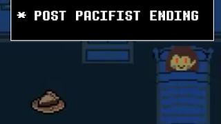 What Happen if you do Pacifist After Genocide? - Undertale - Post Pacifist Ending DIFFERENCE