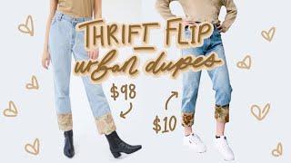 let's thrift flip some URBAN OUTFITTER DUPES | Vintage/Renewal Clothing