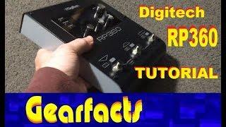 Digitech RP360 demo and tutorial