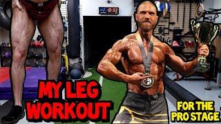 My Leg Workout for the IDFA Universe Natural Bodybuilding Competition Pro Show