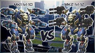 [WR]  Punisher T (Mk2-12) VS Atomizer (Mk1-10) – Comparison | War Robots