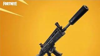 Fortnite suppressed assault rifle gameplay