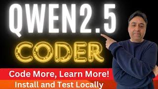 Qwen2.5-Coder - High Quality Coding Model - Install and Test Locally