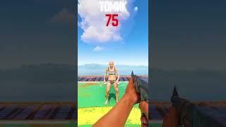 СКОЛЬКО УРОНА можно снести ГОЛОЙ ГОЛОВЕ в раст #раст #shorts #rust