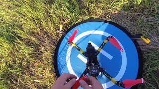 Складной квадрокоптер "Охотник". Первый полет. Pixhawk Mini, рама DIY FPV drones DH335.