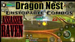 Dragon Nest Mobile Assassin Raven Skill Build PVP Combo