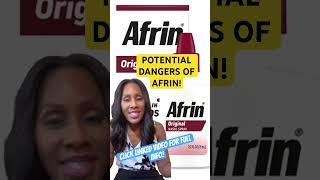 DANGERS OF AFRIN NASAL SPRAY!  #shortsvideo #shortfeed #shorts