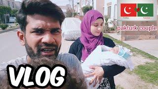 Turkish Girl in Pakistan | Simple vlog | Ali and Fizza Turkish