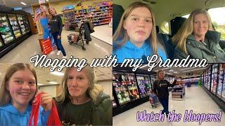 Day In The Life w/ my Grandma *so many BLOOPERS*