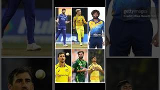 Bumrha curran Malinga strac Afridi  pathirana #trending #cricket #shorts 