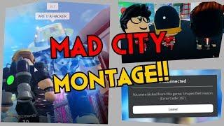 Mad City Funny Moments Montage #1! ROBLOX