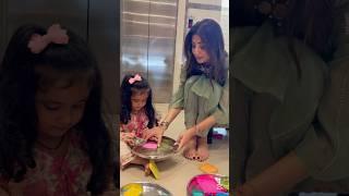 Shilpa loves her little princess daughter very much