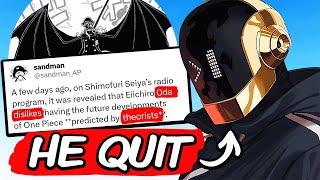 Oda Doesn't Like Theories and Made a MAJOR Youtuber Quit...