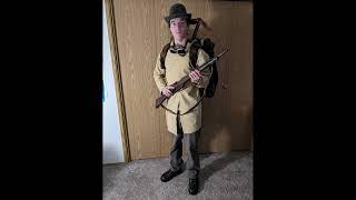 Mountaineering in the Early 20th Century Alpini style equipment
