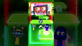 Team INCREDIBOX SPRUNKI dama tu Casita cover tiles Hop EDM Rush #ytshorts #incredibixsprunki