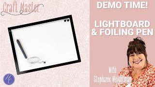 A3 Lightboard  Demo with Stephanie