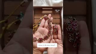 NM 252-550/-. niranjanam 8667257347. #jewellery #necklace #imitationjewellery #trending #bangles