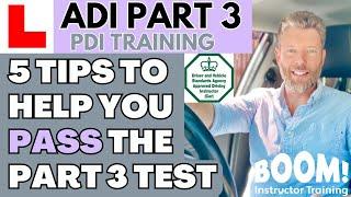 Advice to help you pass the ADI Part 3 test or Standards Check